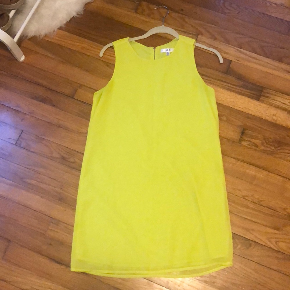 Neon shift dress